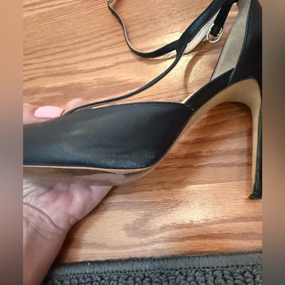 Something Navy Black Heels - Picture 6 of 9